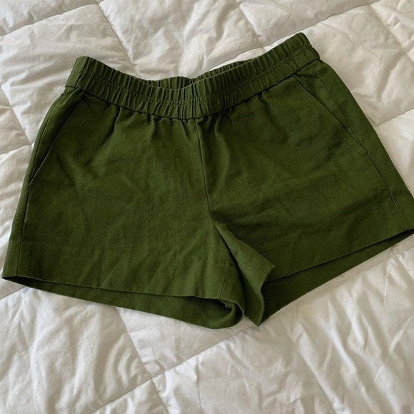 J. Crew Pants - Green J. Crew Fabric Shorts
